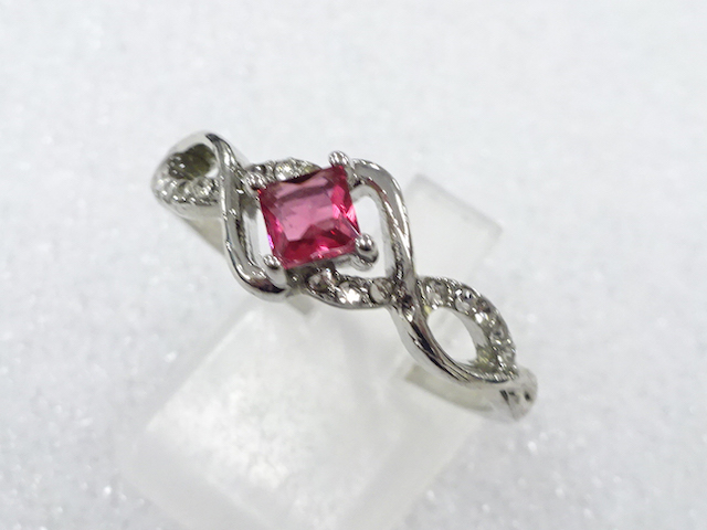 COLORED STONE FASHION RING / JP SIZE 22